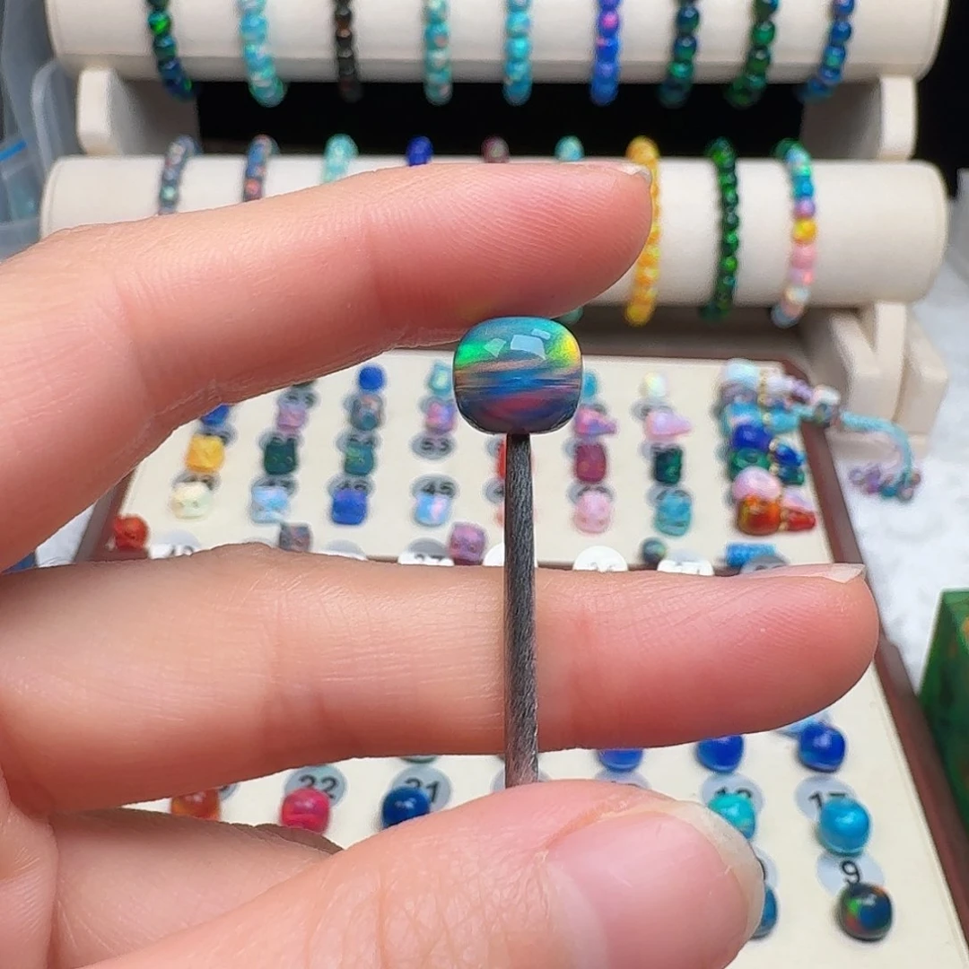 树脂制品人造欧泊卡10海上夕阳老型单颗