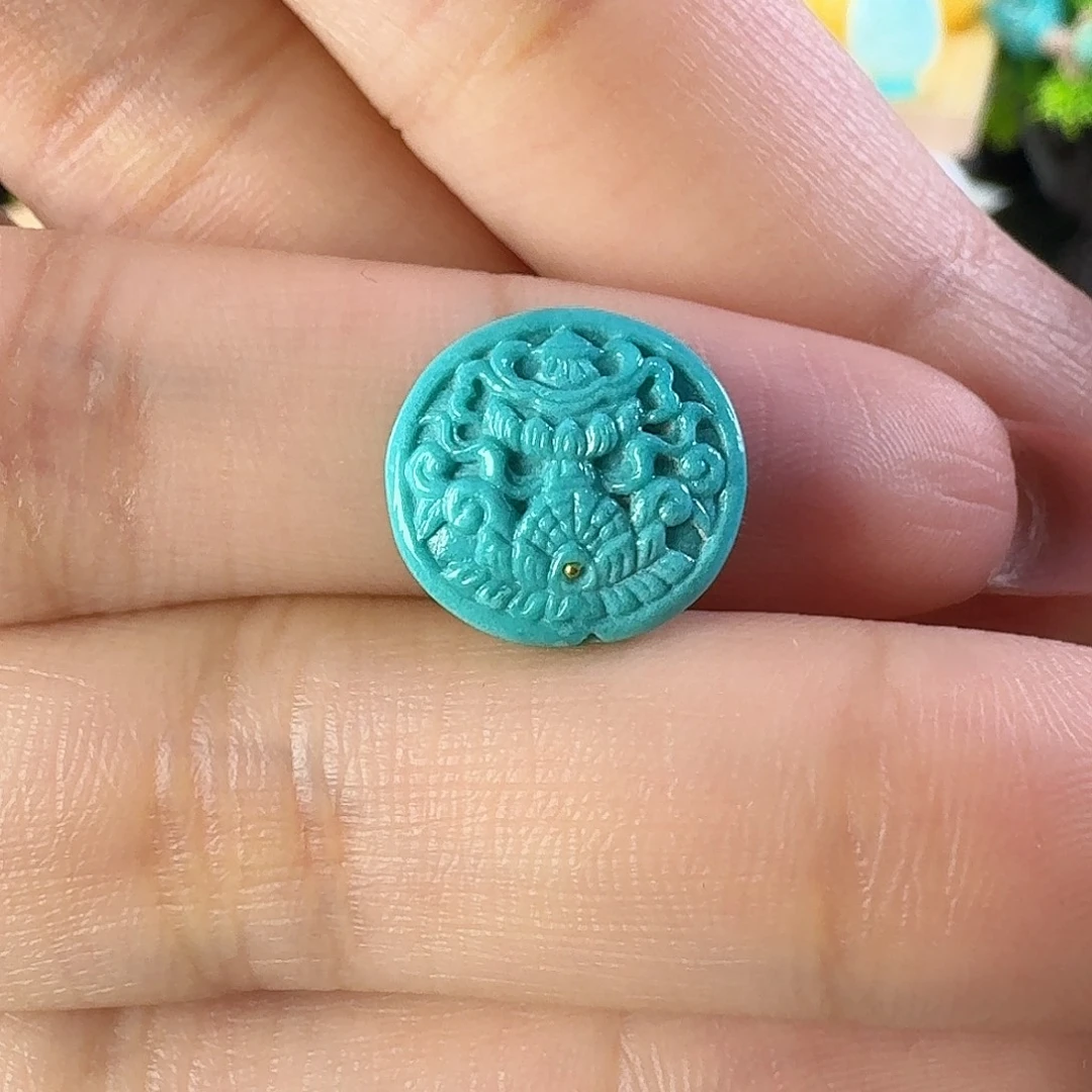 绿松石未镶嵌吊坠(不含链)