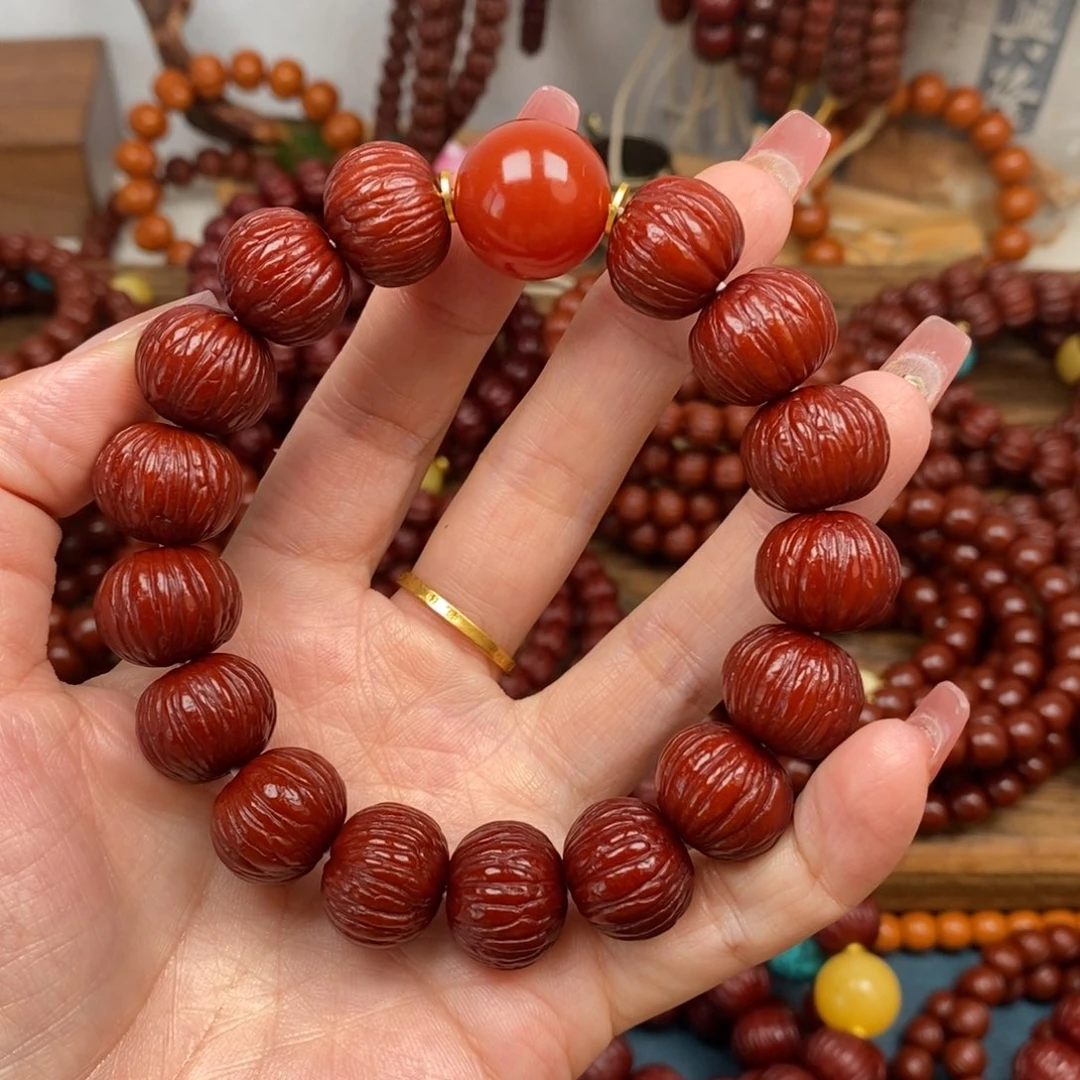 猴头核桃手串土豪16+红