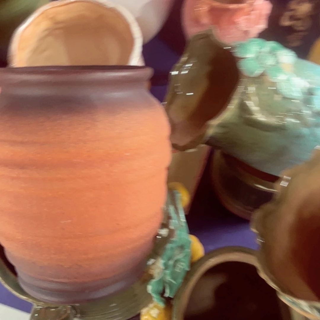 紫砂花盆粗陶盆醋