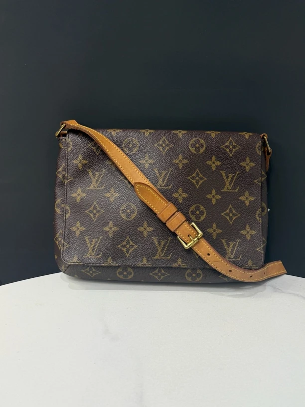 95新 LouisVuitton/路易威登 老花王菲单肩包24Cm/JJ4121604