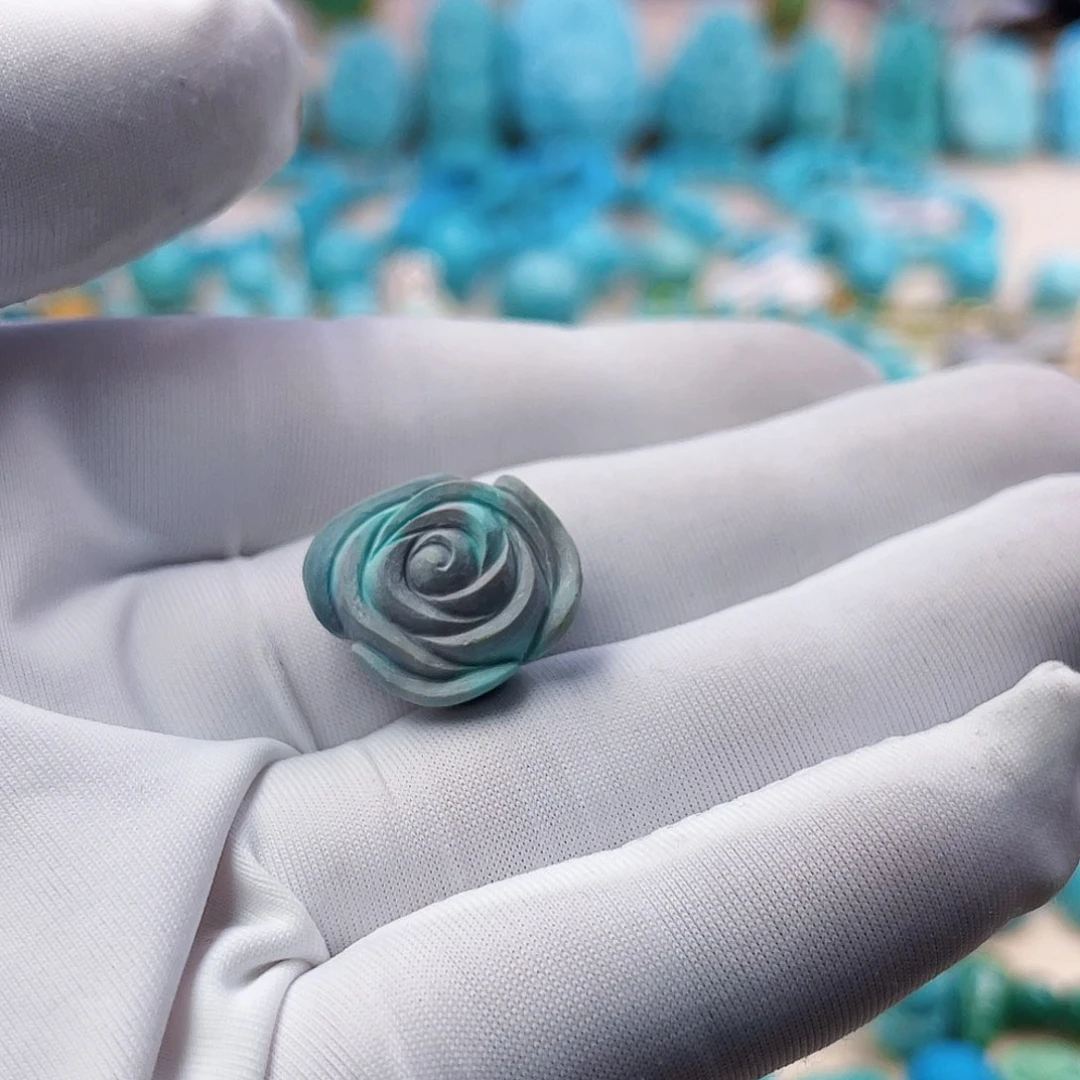 绿松石珠宝奇石未镶嵌?*哈