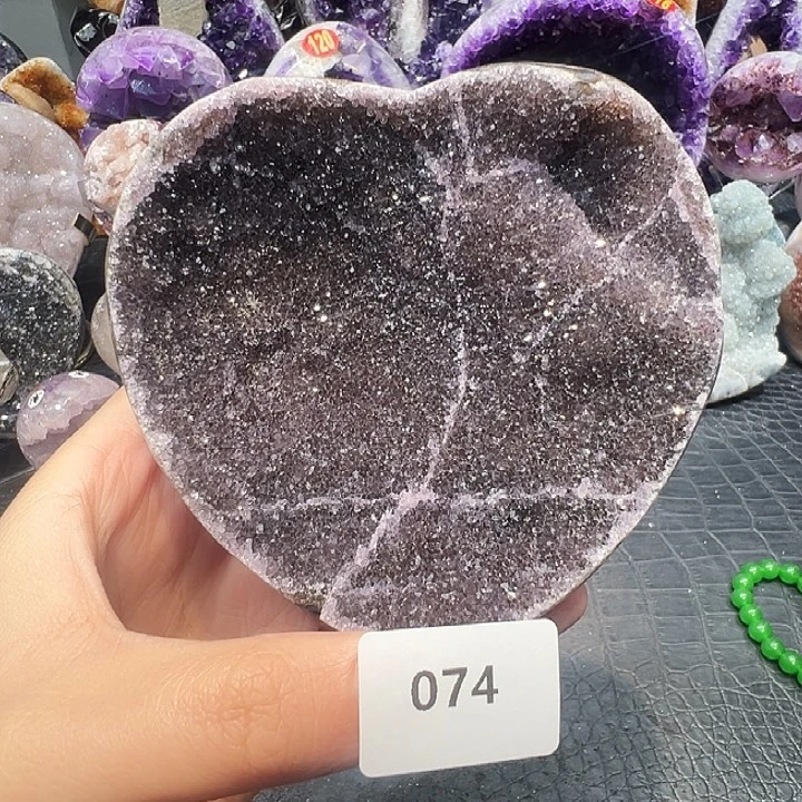 紫晶未镶嵌珠宝半成品
