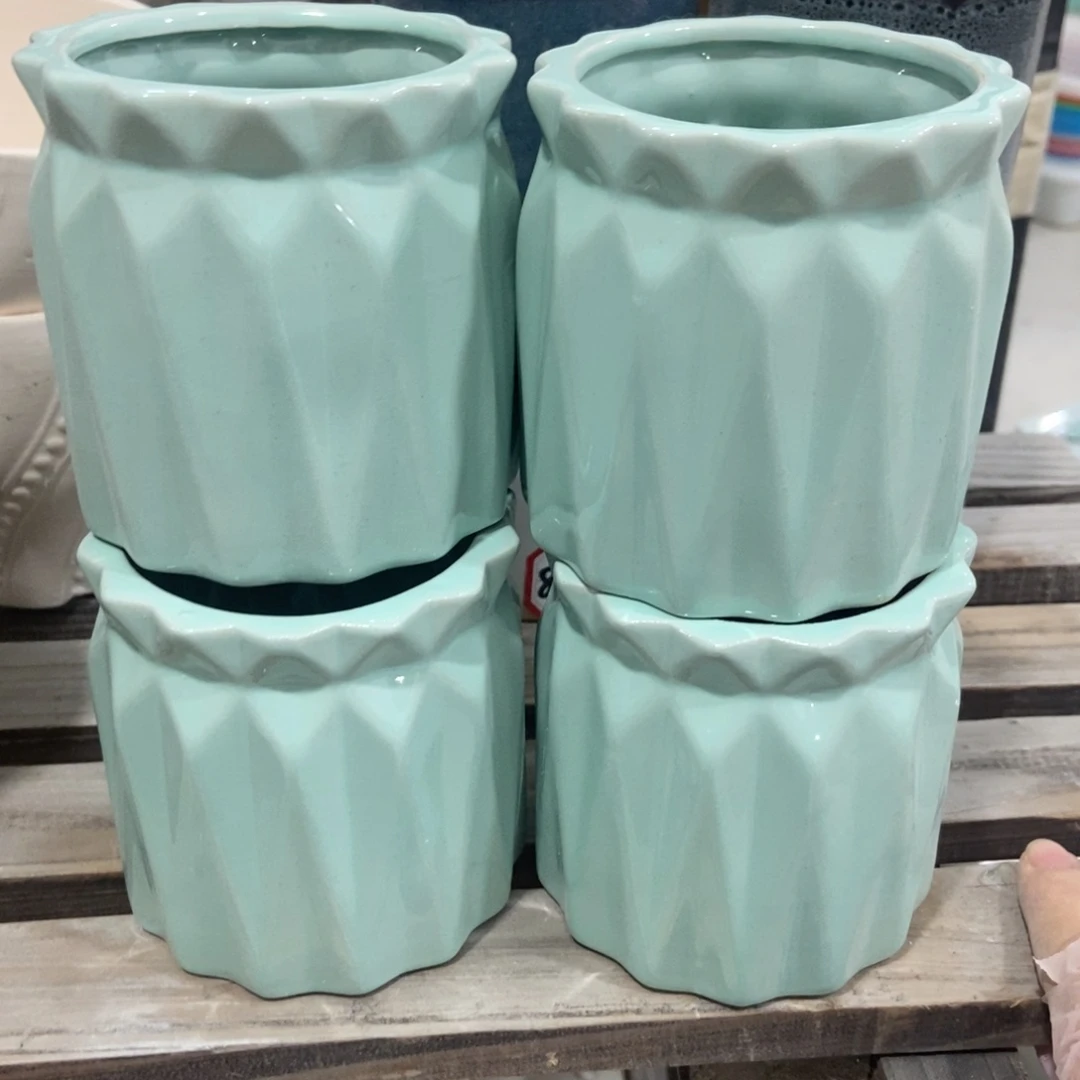 红陶高温陶瓷花盆