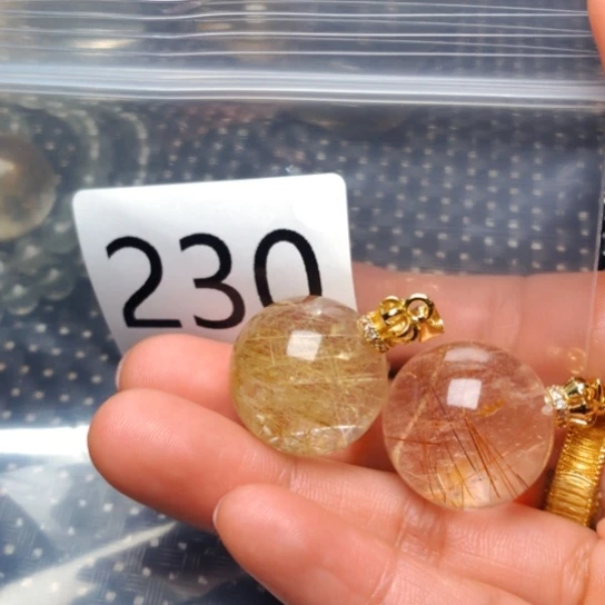 水晶颈饰未镶嵌炯*