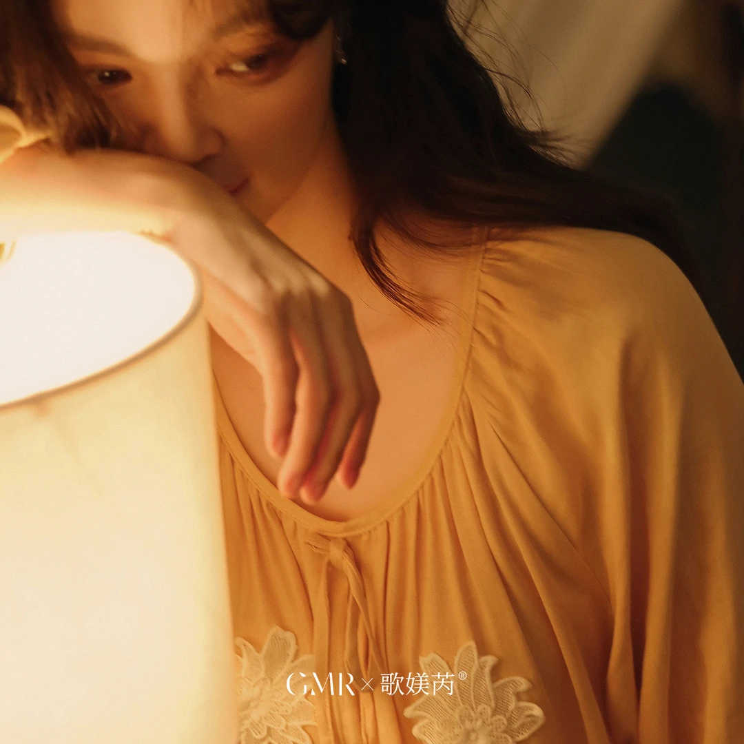 春秋新款睡衣女抑菌竹纤维棉家居服秋天长袖复古法式宽松大码套装