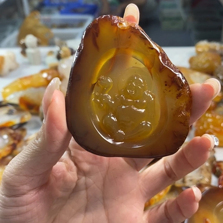 玛瑙/玉髓吊坠(不含链)未镶嵌