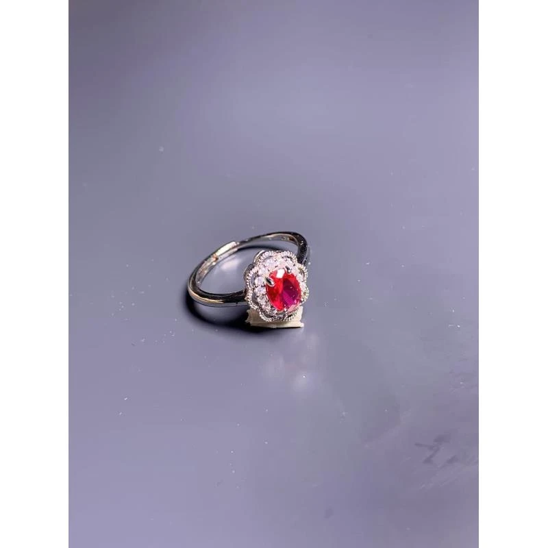 A1129经典时尚饰品气质红色戒指简约精致（1）