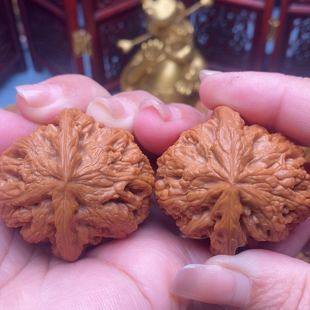 文玩核桃把件42全品绝配粗筋