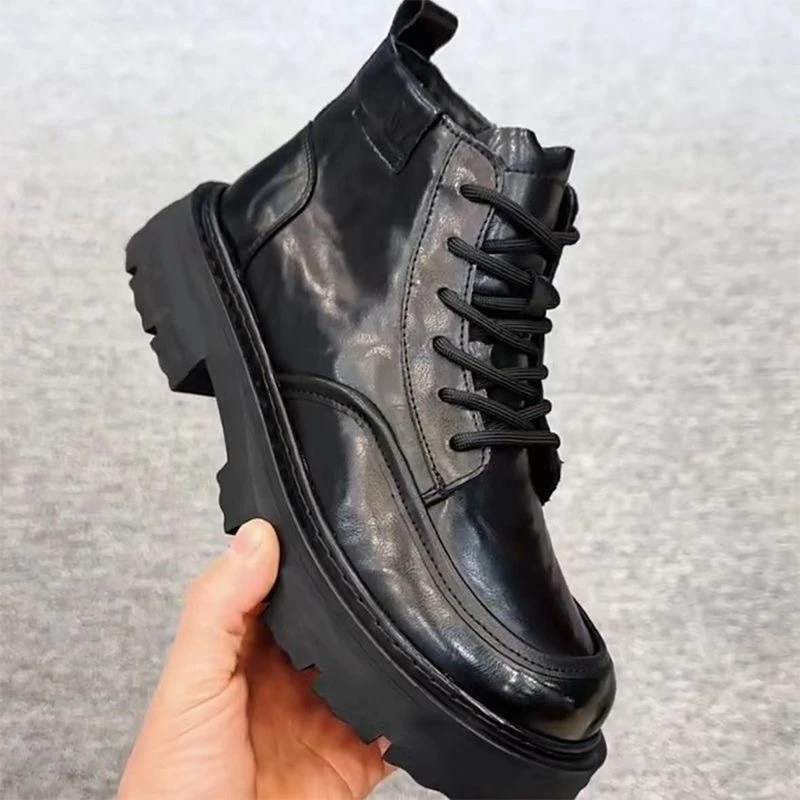 【2025秋冬季新款】韩皮鞋版百搭欧货高级感男鞋帅气潮流时尚休闲鞋