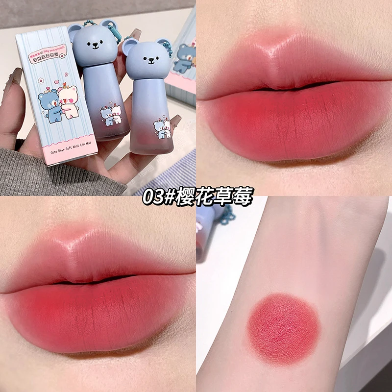 女团玫瑰玫红色哑光唇泥伪素颜显白日常百搭学生党平价彩妆氛围感