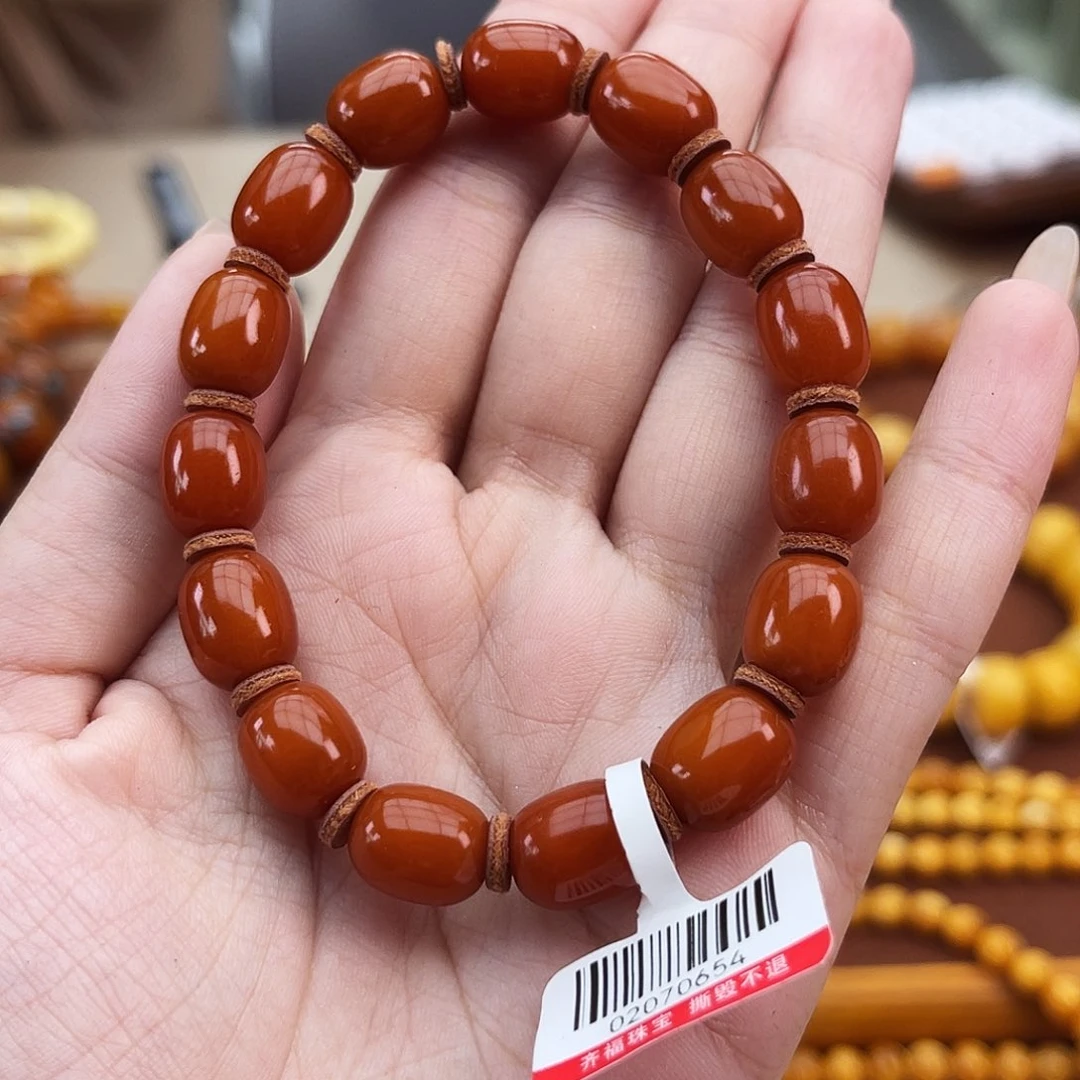 未镶嵌琥珀手链手串9m