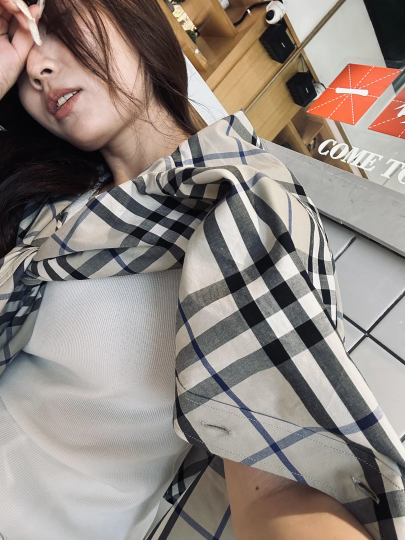 【勿用】轻奢-斜格纹长袖衬衫-女款-修身版