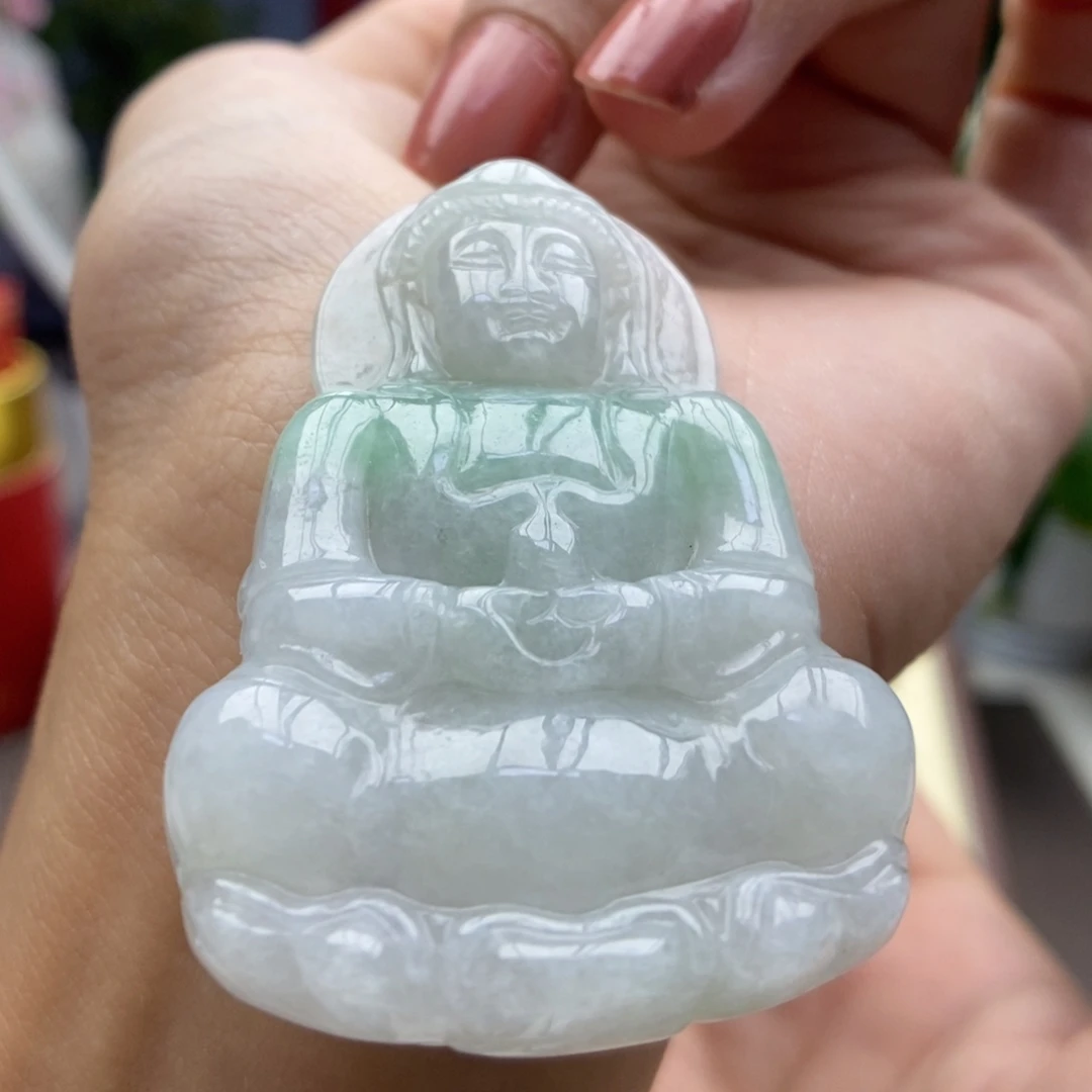 翡翠未镶嵌颈饰吊坠52