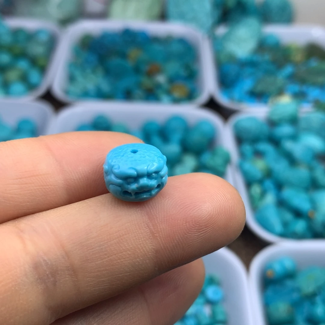 绿松石未镶嵌吊坠(不含链)11.5×8