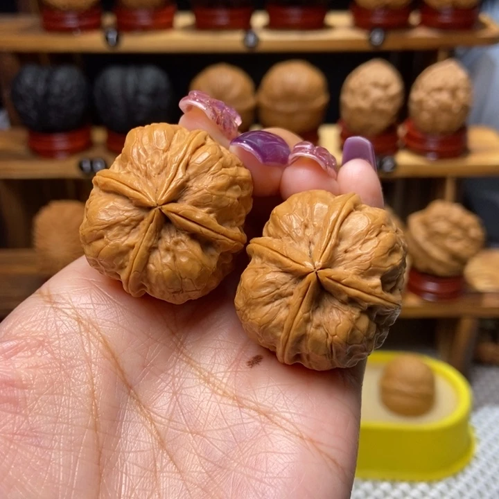 文玩核桃吊坠方印38