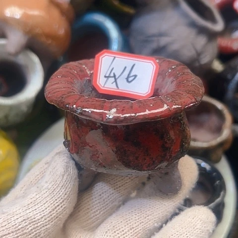 粗陶花盆手工花盆制作