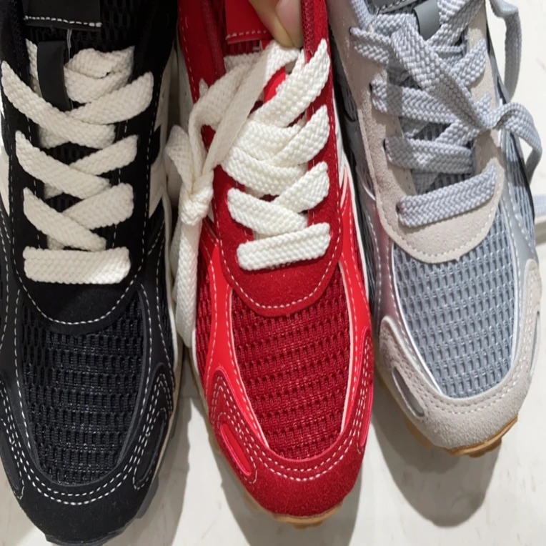 916秋季时尚厚底拼色休闲鞋