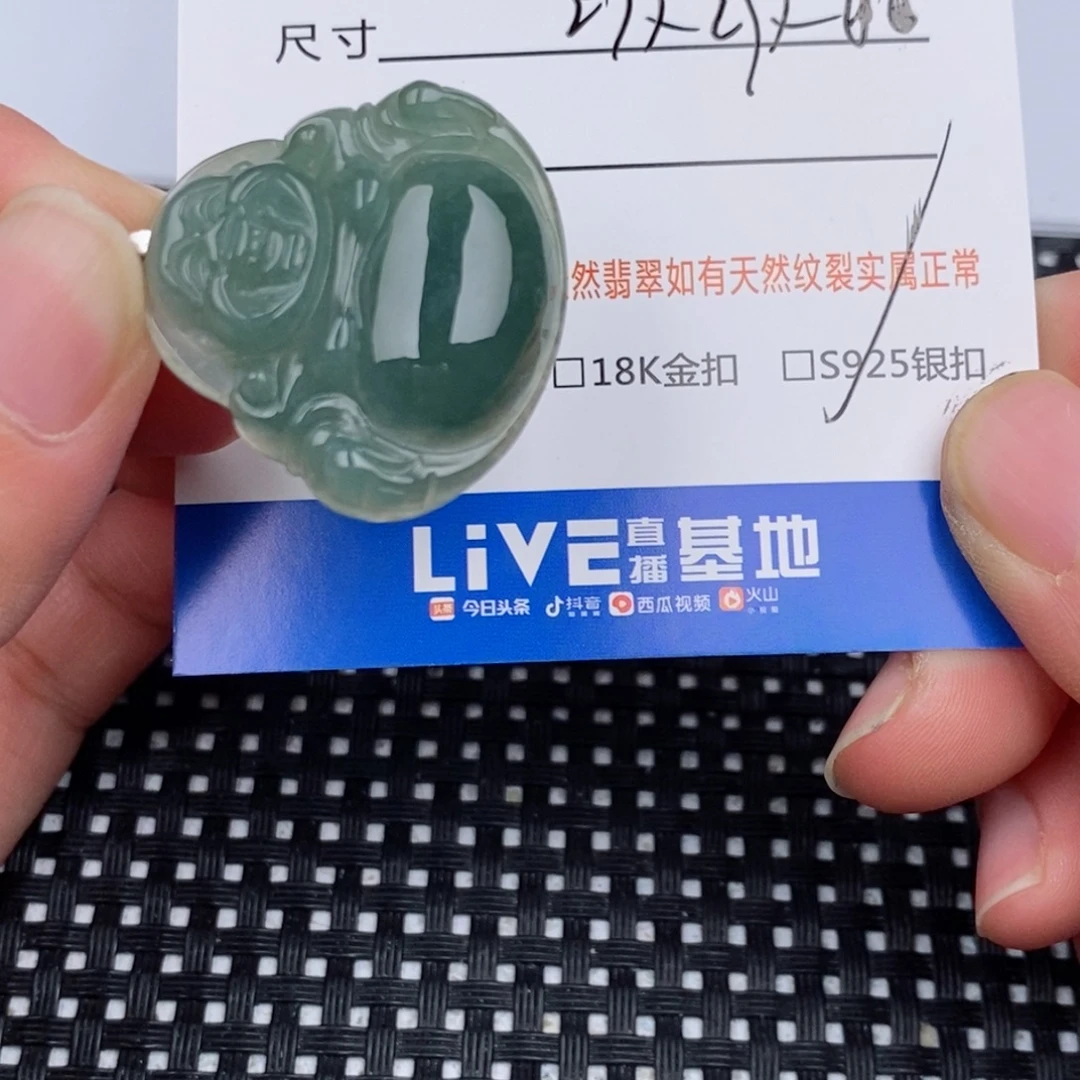 翡翠银S925镶嵌颈饰