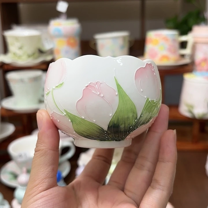 手绘高温釉下彩创意陶瓷