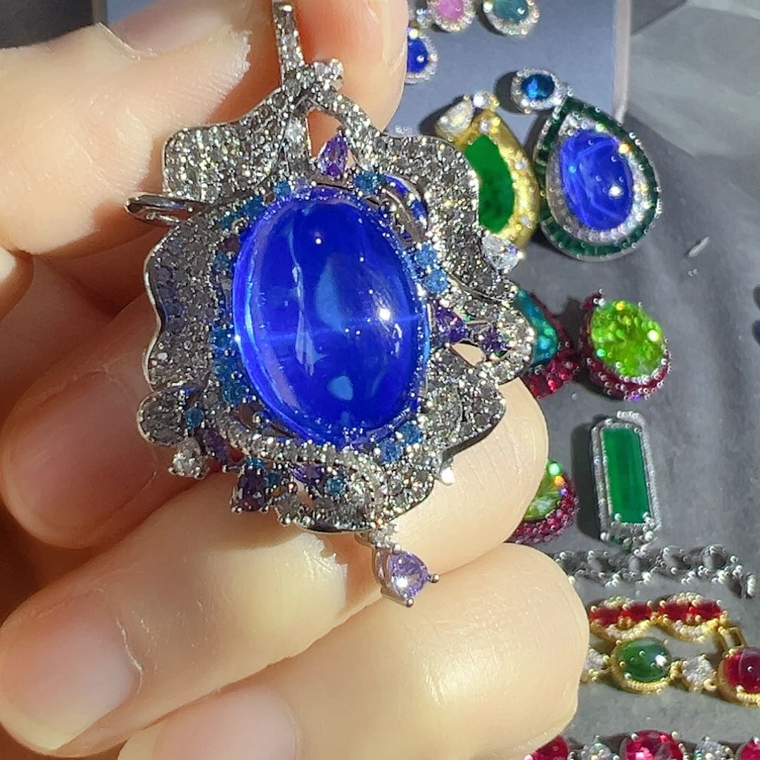 花岗石钨合金红色蓝色戒指