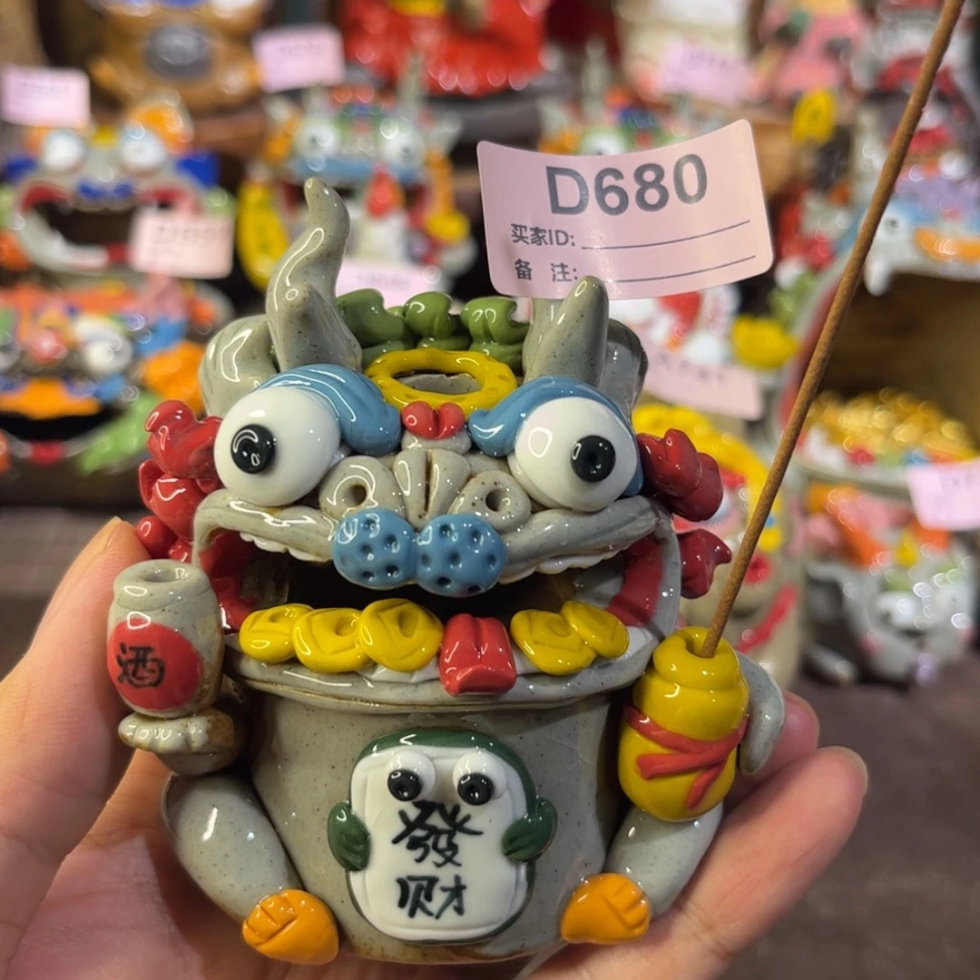 泥塑纯手工茶宠摆件
