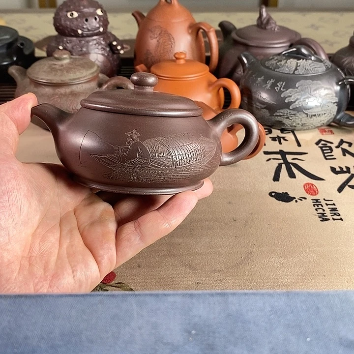 茶壶紫砂紫砂的微瑕