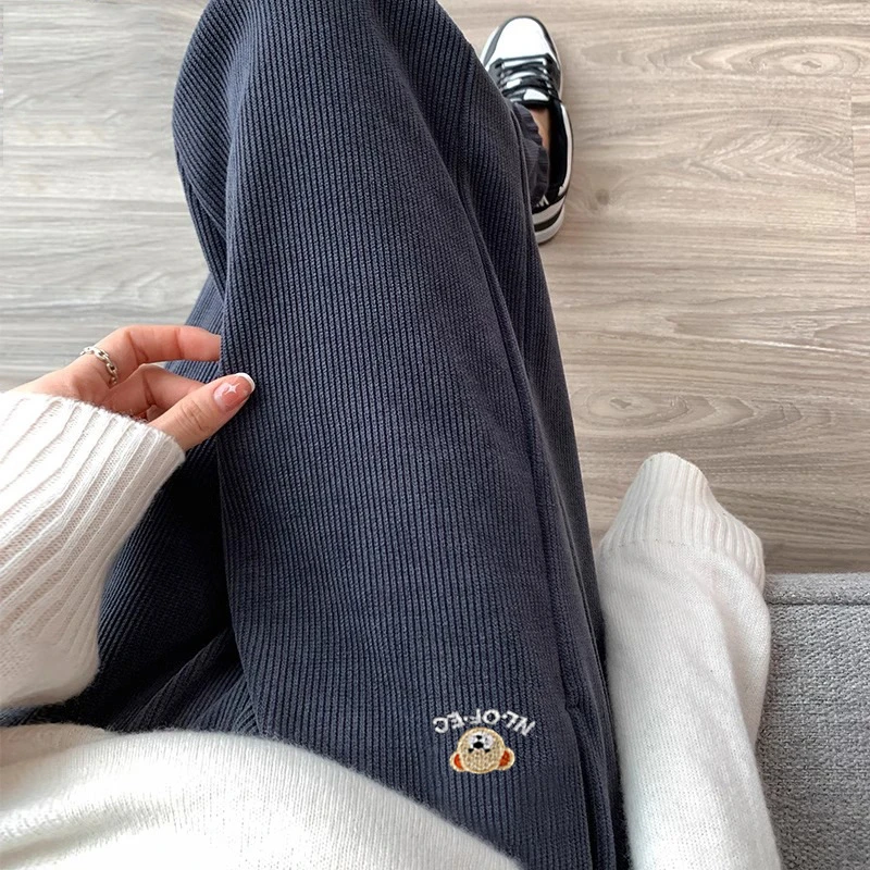 孕妇裤子春秋冬季外穿小个子卫裤大码孕早期运动裤大码加绒孕妇装