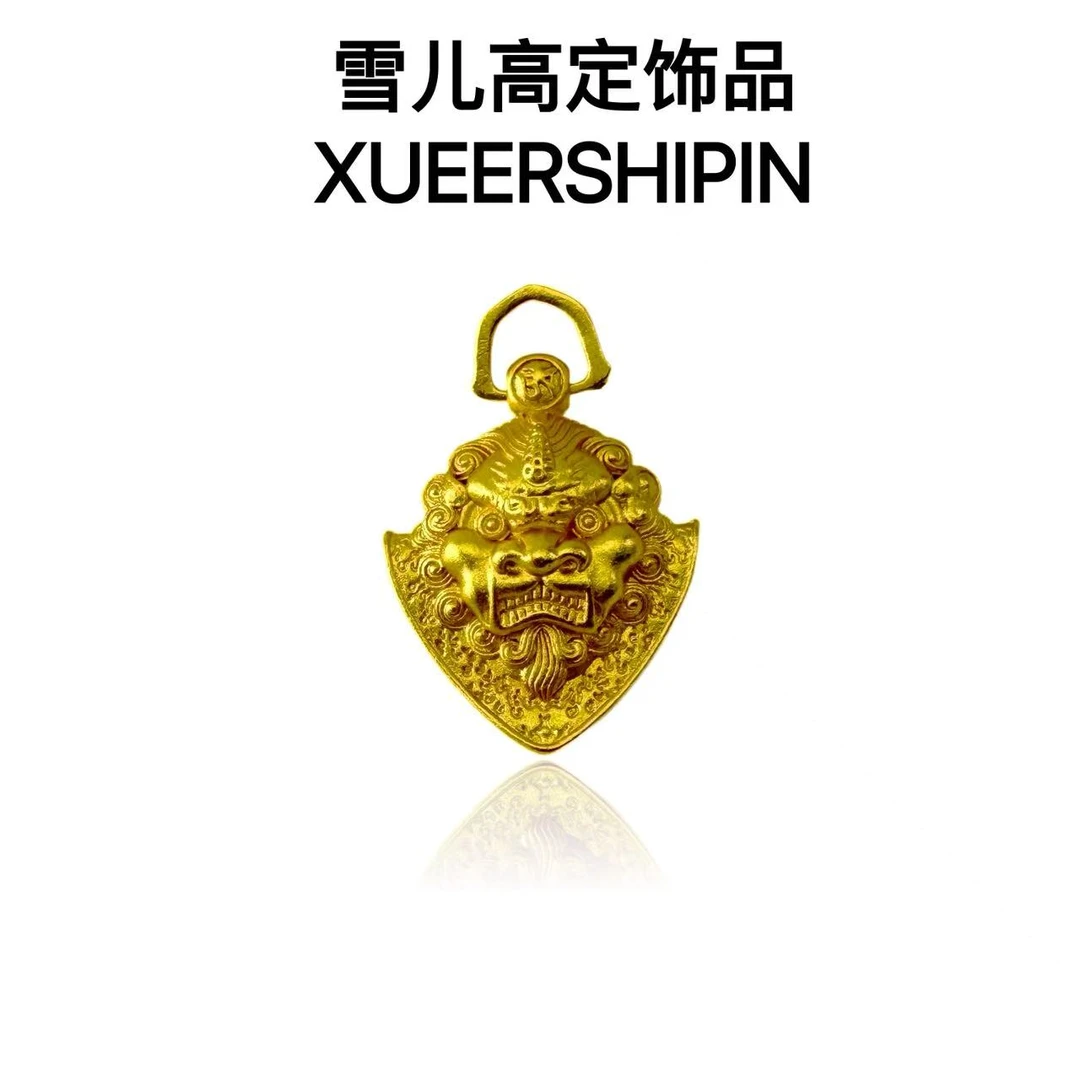 吊坠雪儿高定饰品 瑞兽谛听铃吊坠女项坠精工百搭首饰品礼物