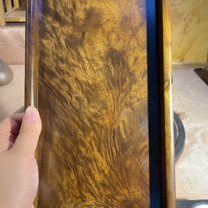 金丝楠金丝楠木乌木文盘