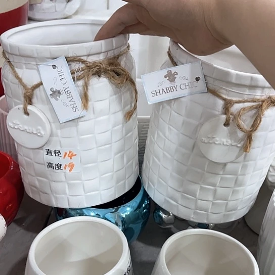 多肉绿植陶瓷花盆9.9包邮