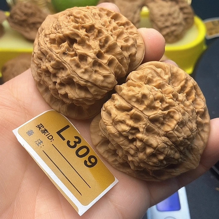 文玩核桃把件官帽4.9