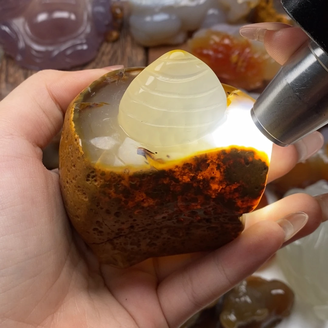 玛瑙/玉髓未镶嵌颈饰