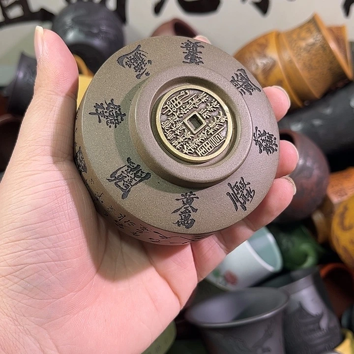 茶杯紫砂全手工紫砂主人杯