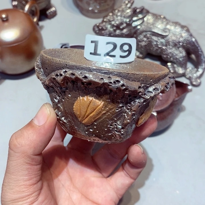 柴烧茶具陶瓷杯子