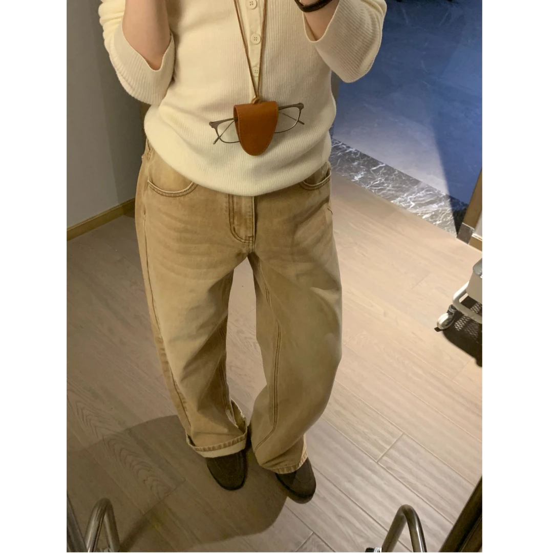 莲的百万【沙丘】2025年春新款复古休闲百搭休闲长裤