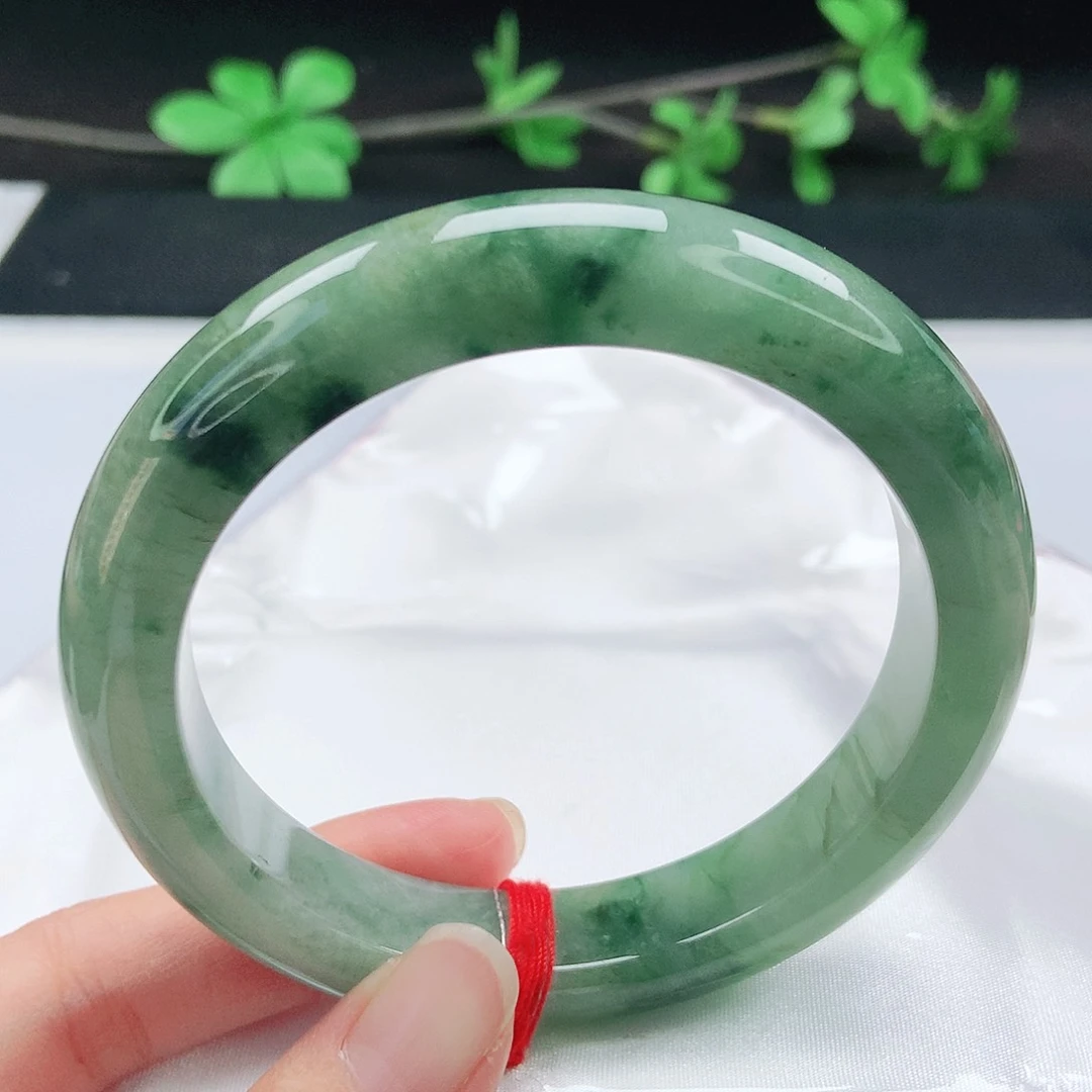 未镶嵌手镯翡翠63➕圈