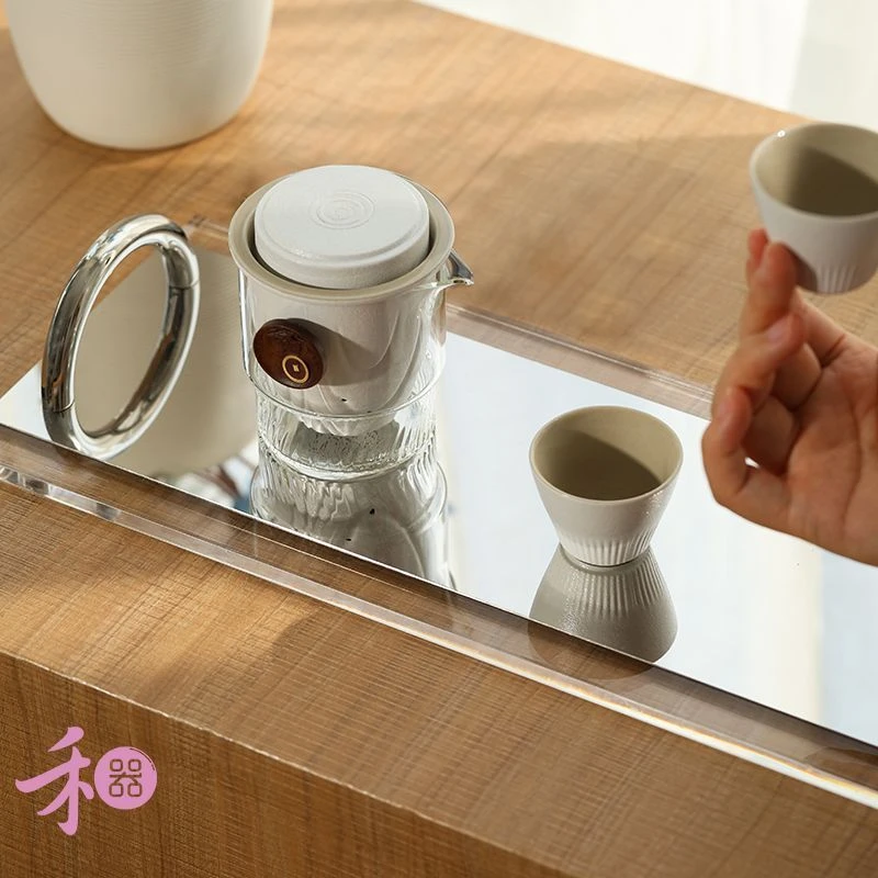 禾器钰水钱龙快客杯一壶三盏中式快客杯高端功夫茶便携茶具285ML
