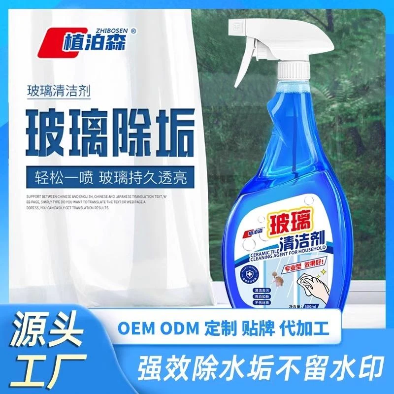 玻璃清洁剂家用擦玻璃保洁专用强力去污除垢浴室水渍镜子窗户神器