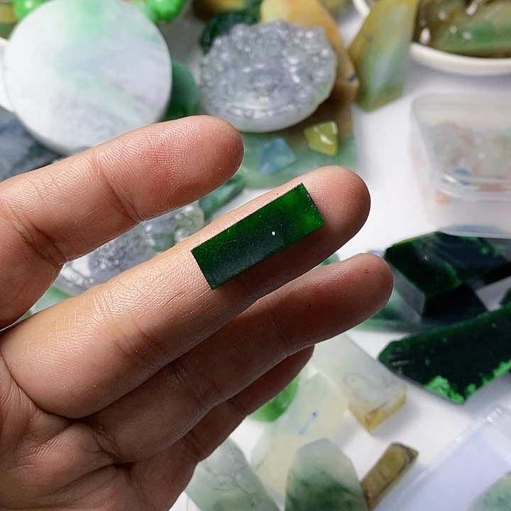 翡翠散珠天然翡翠A货