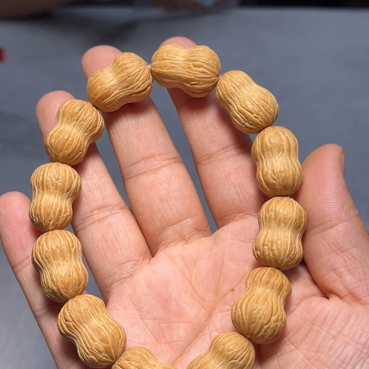 把件文玩核桃猴花生4815