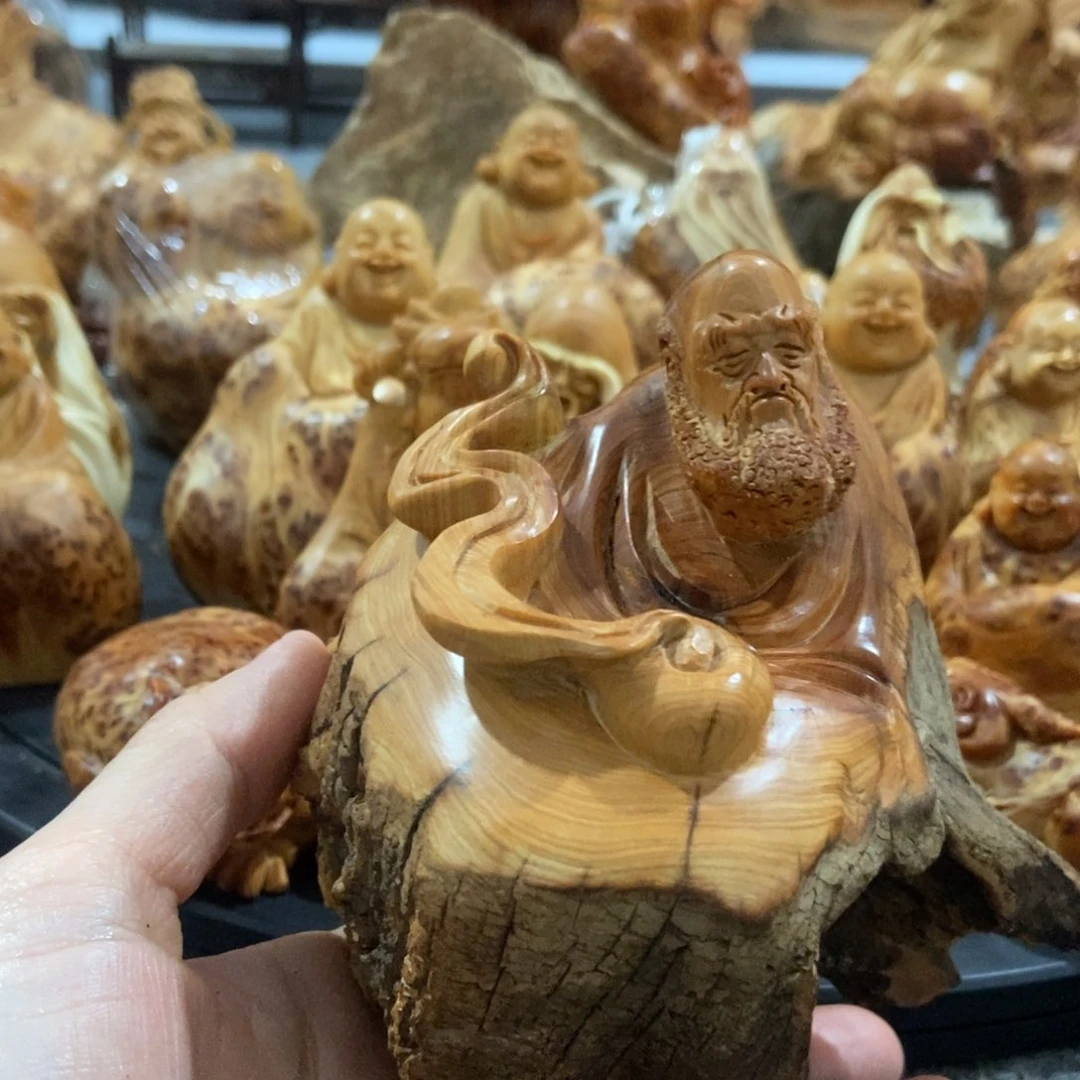 柏木（崖柏）原皮达摩