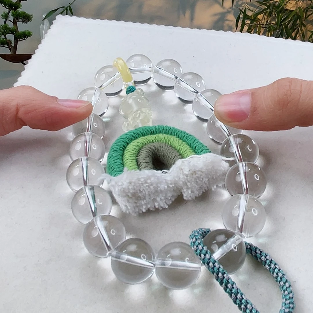 水晶车挂未镶嵌水晶15.3