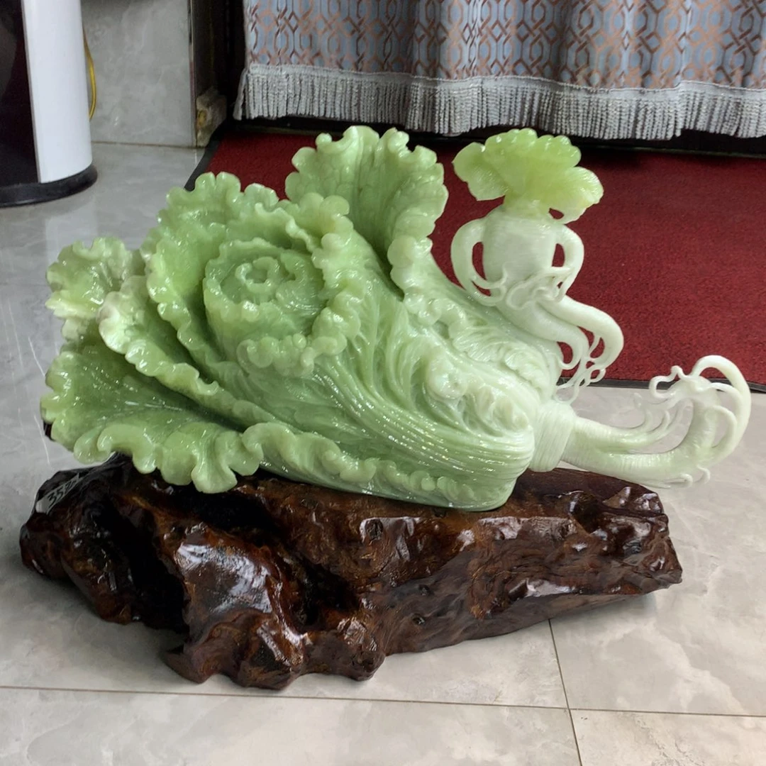 玉家居摆件寓意财不离身