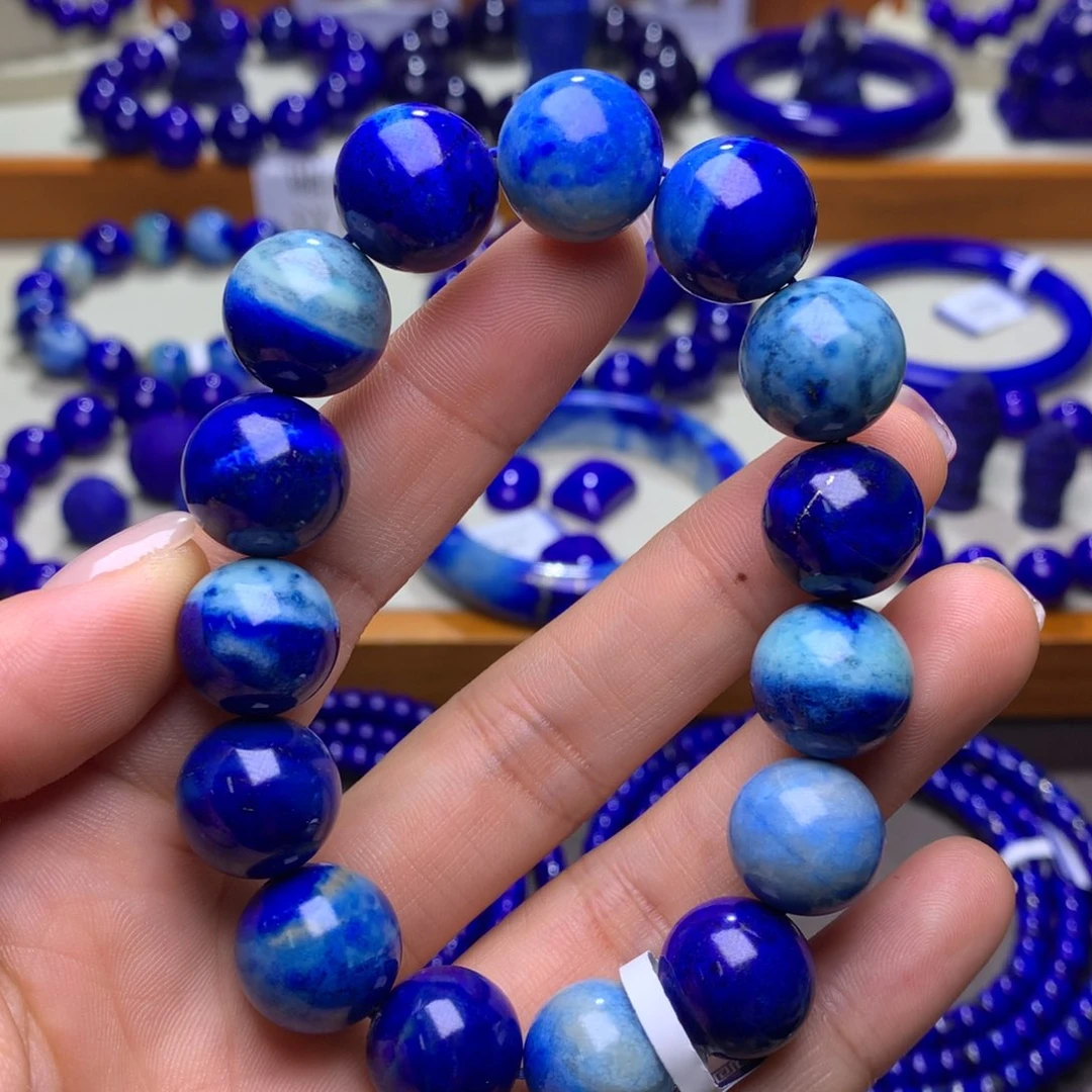 青金石手串未镶嵌14mm6541