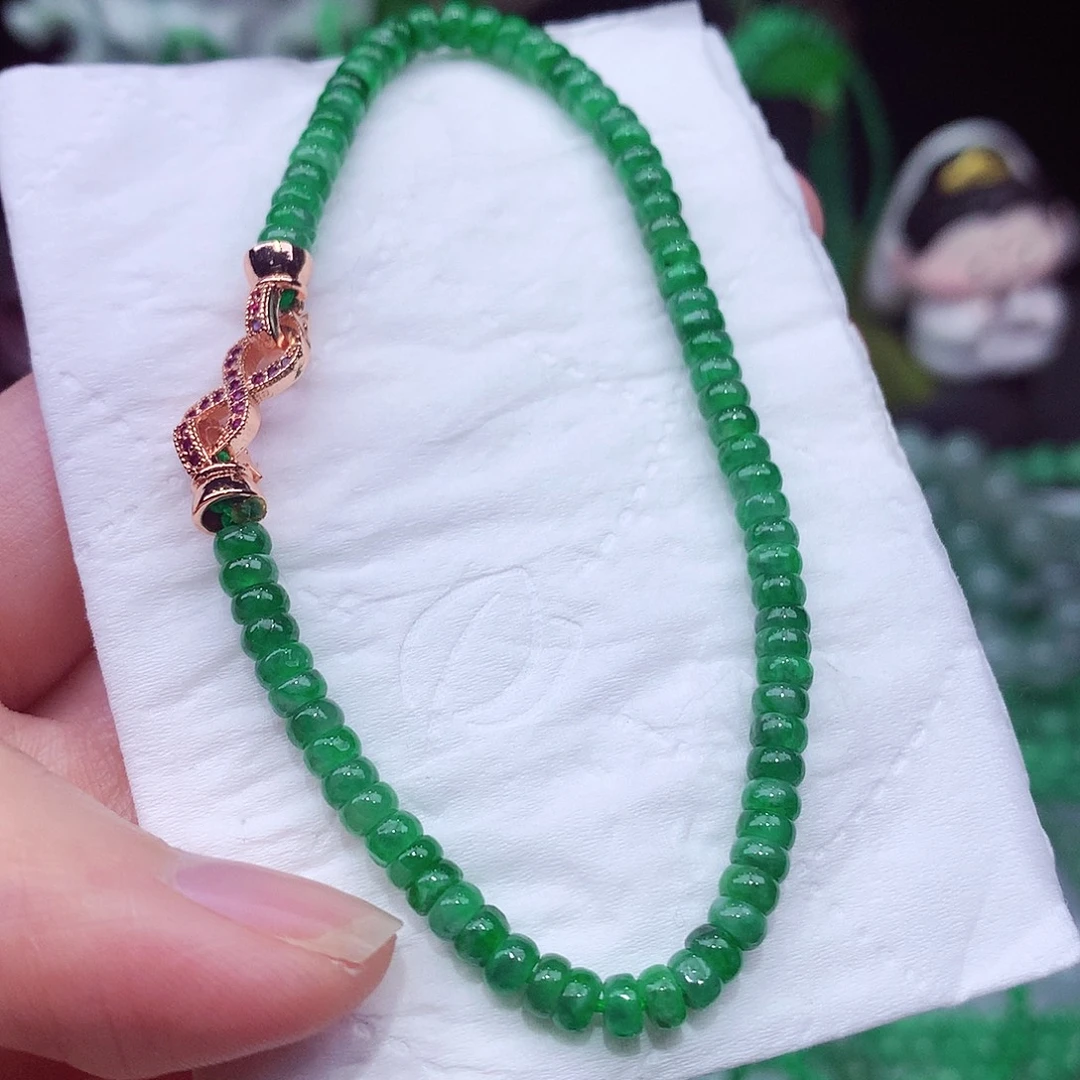 翡翠未镶嵌手链翡翠