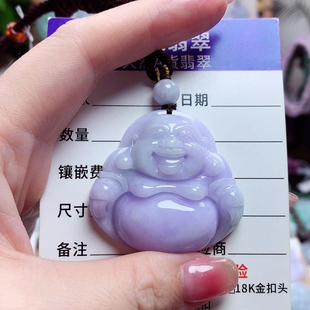 颈饰未镶嵌翡翠佛公06