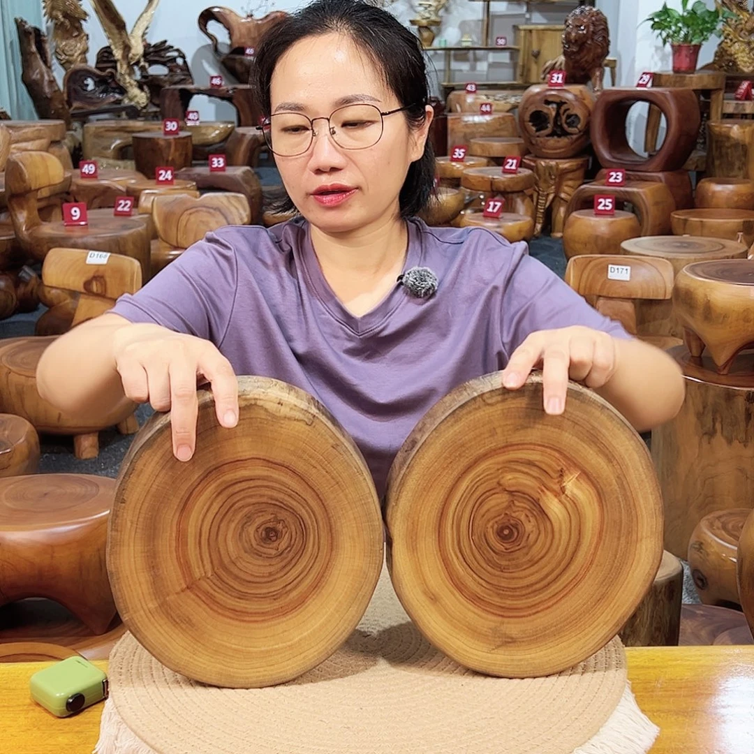 号香樟木尺寸：25-22-4cm