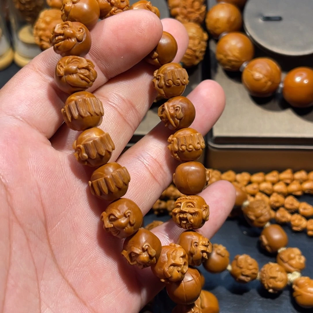 橄榄核手串/手链一*鸭十八罗汉手持