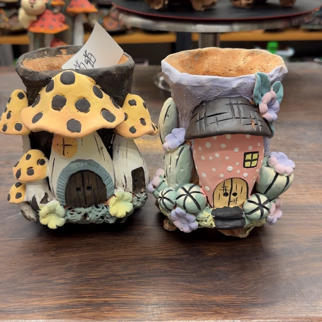 【闪购商品】陶瓷喵***馆粗陶手捏